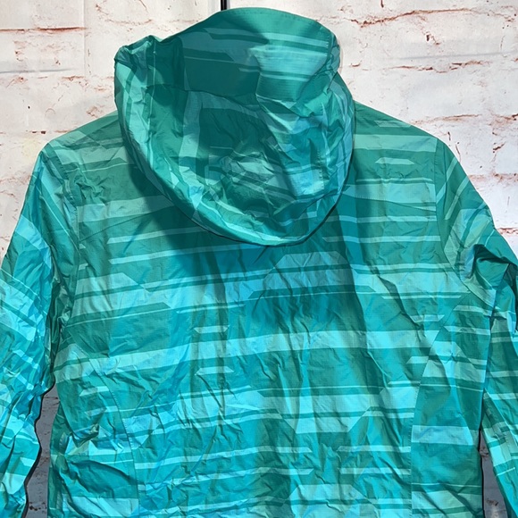 Mountain hardwear rain jacket shell green full zip READ water resistant small - Picture 7 of 15